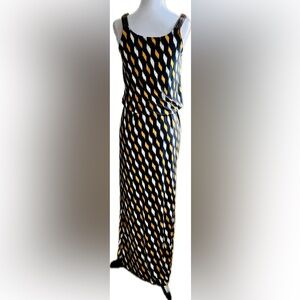 NWOT MICHAEL KORS Midi Geometric Design with Leather Belt Shoulder Strap Sz XS